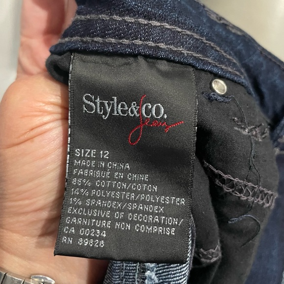 Style&co. | Jean skirt | Tummy control - Picture 4 of 7